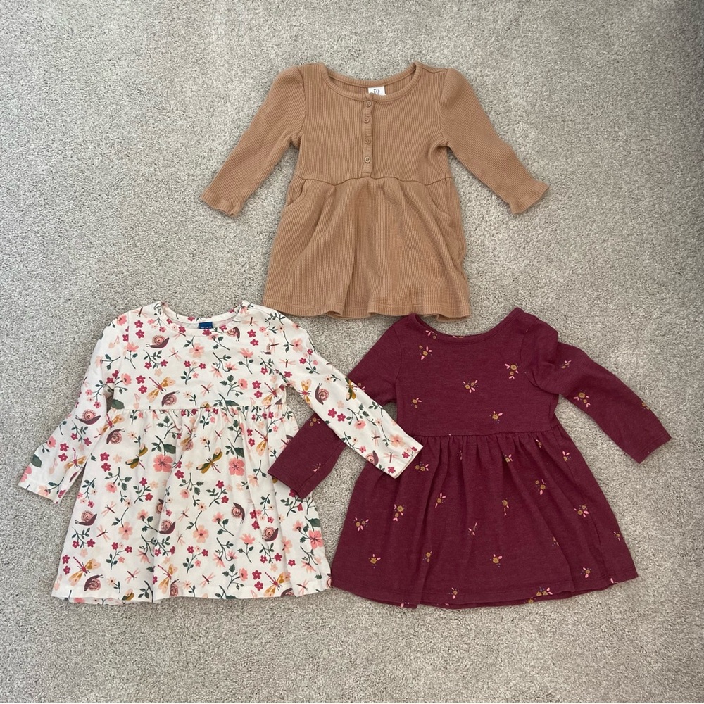 Bundle of 3 Toddler Girl Dresses